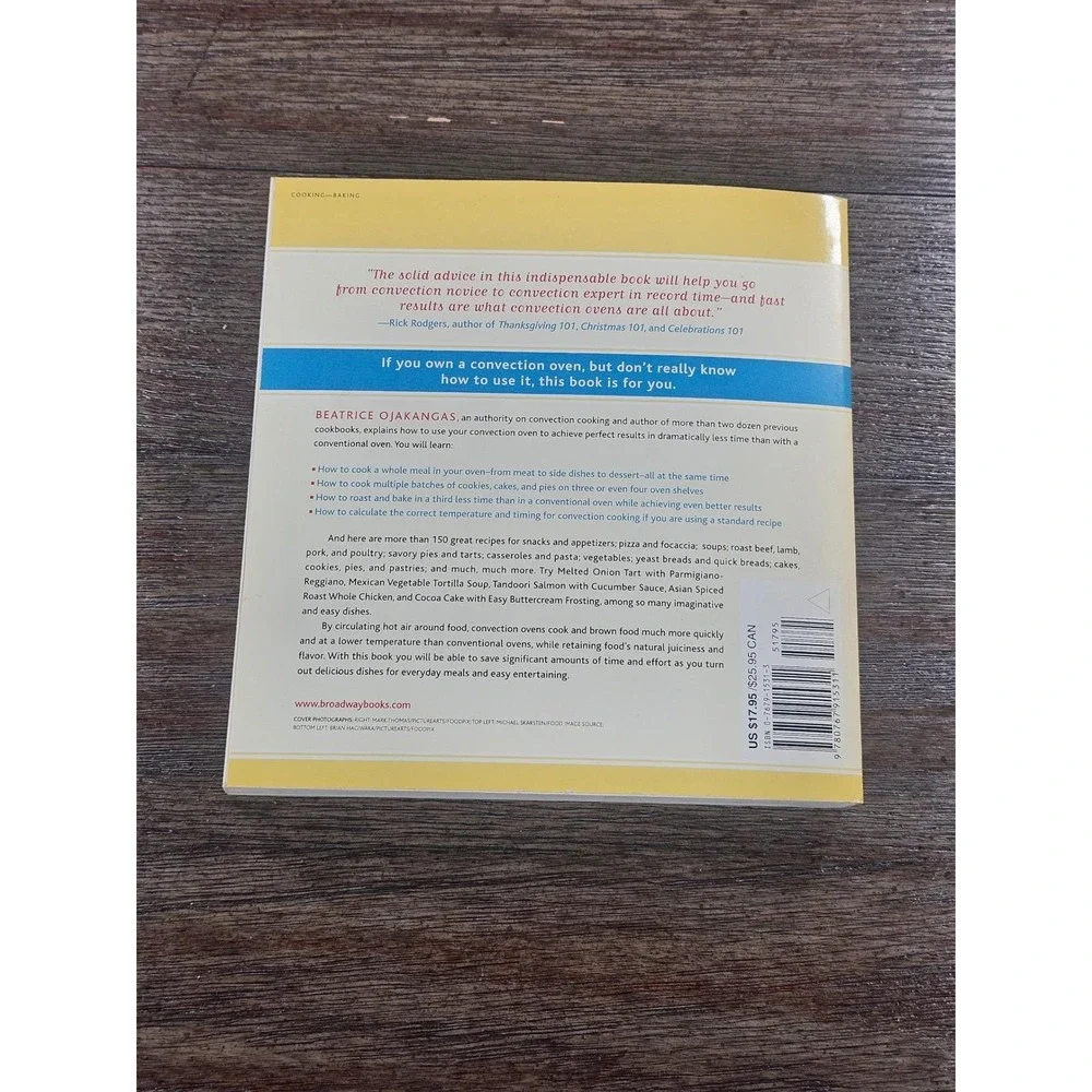 Cooking with Convection Cookbook 2005 Beatrice Ojakangas 150 Recipes